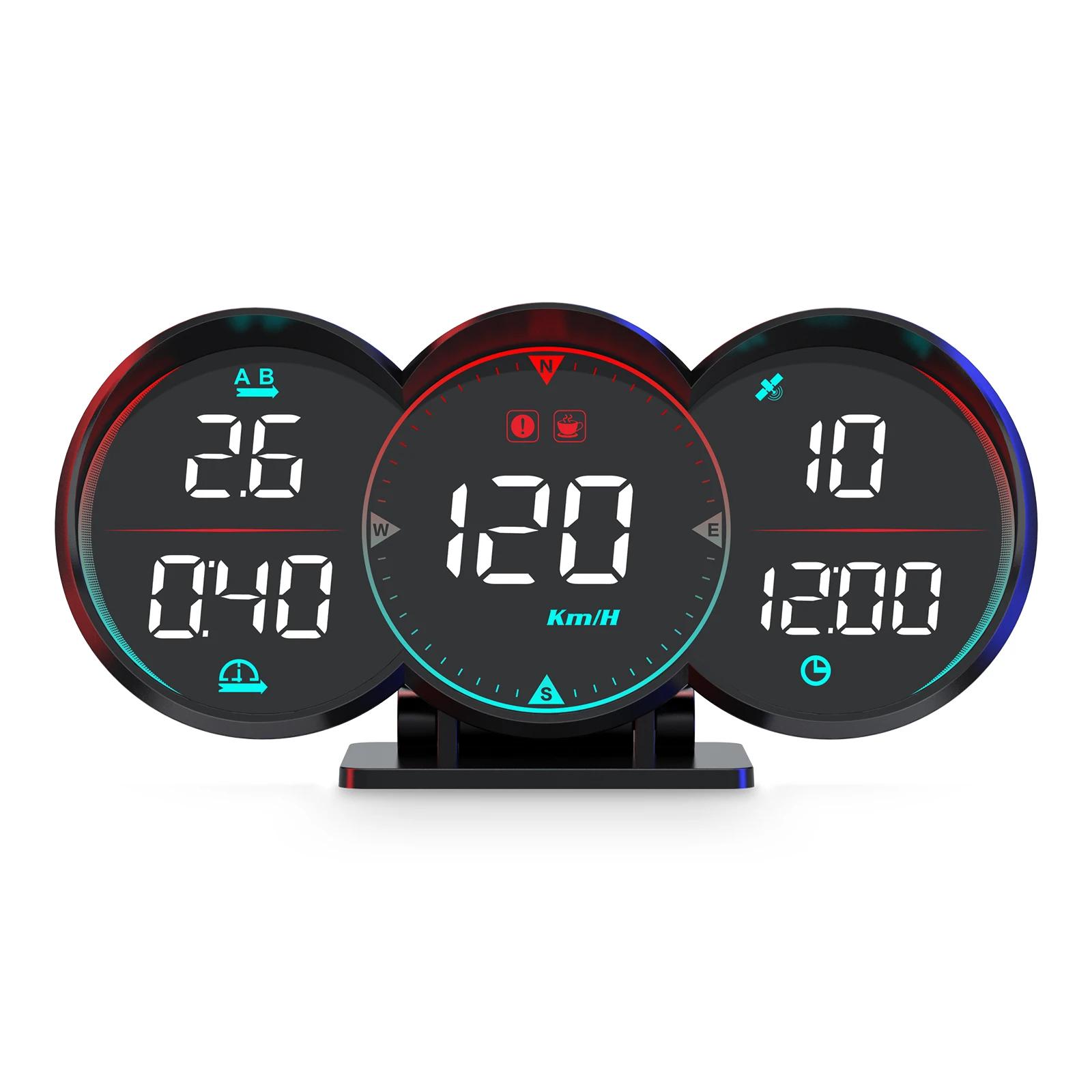 HUD GPS + Beidou Ĩ  ÷, LCD ӵ  跮, ڵ   µ 溸,  , 12V, G17, ǰ